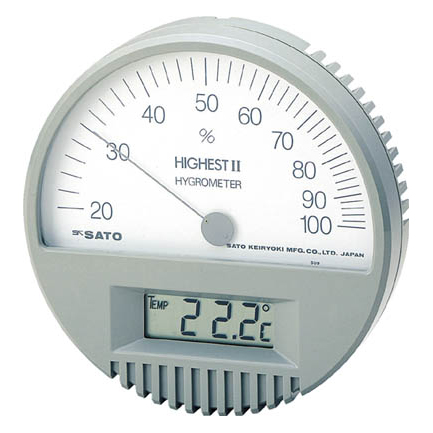 佐藤計量器製作所 ハイエストⅡ型温湿度計（7542-00） - 機械工具・管材通販の茂木機工